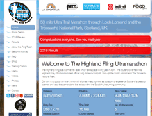 Tablet Screenshot of highlandflingrace.org